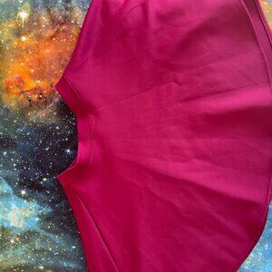 Raspberry Red Jayvee Circle/Skater Skirt (size unknown, probably fits XS-S)